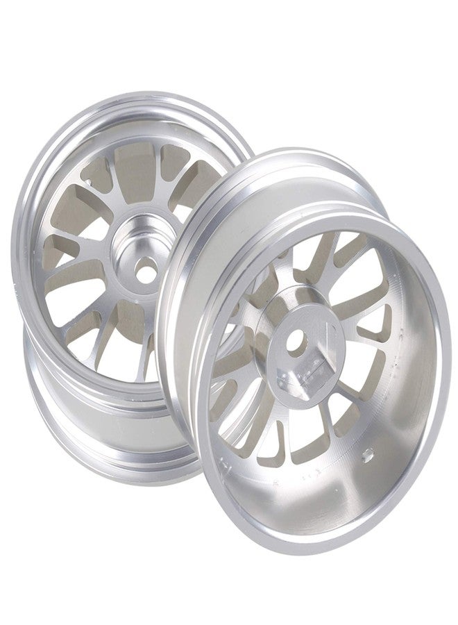 Mxfans 4PCS RC Silver Y-Shape Wheel Rim Aluminum Alloy Upgrade 52mm Diameter Wheel Rim RC 1/10 On-Road Car & Drift Car - Image 2